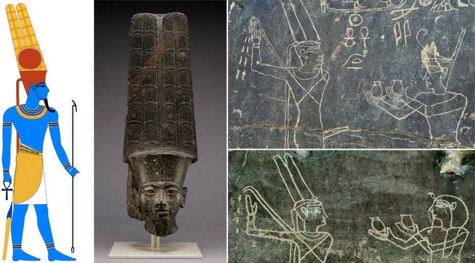 Akhenaten Nefertiti Aten Amarna Ancient Egyptian Blue God Amun Ra Amon Re Egypt King Air Sun Disc